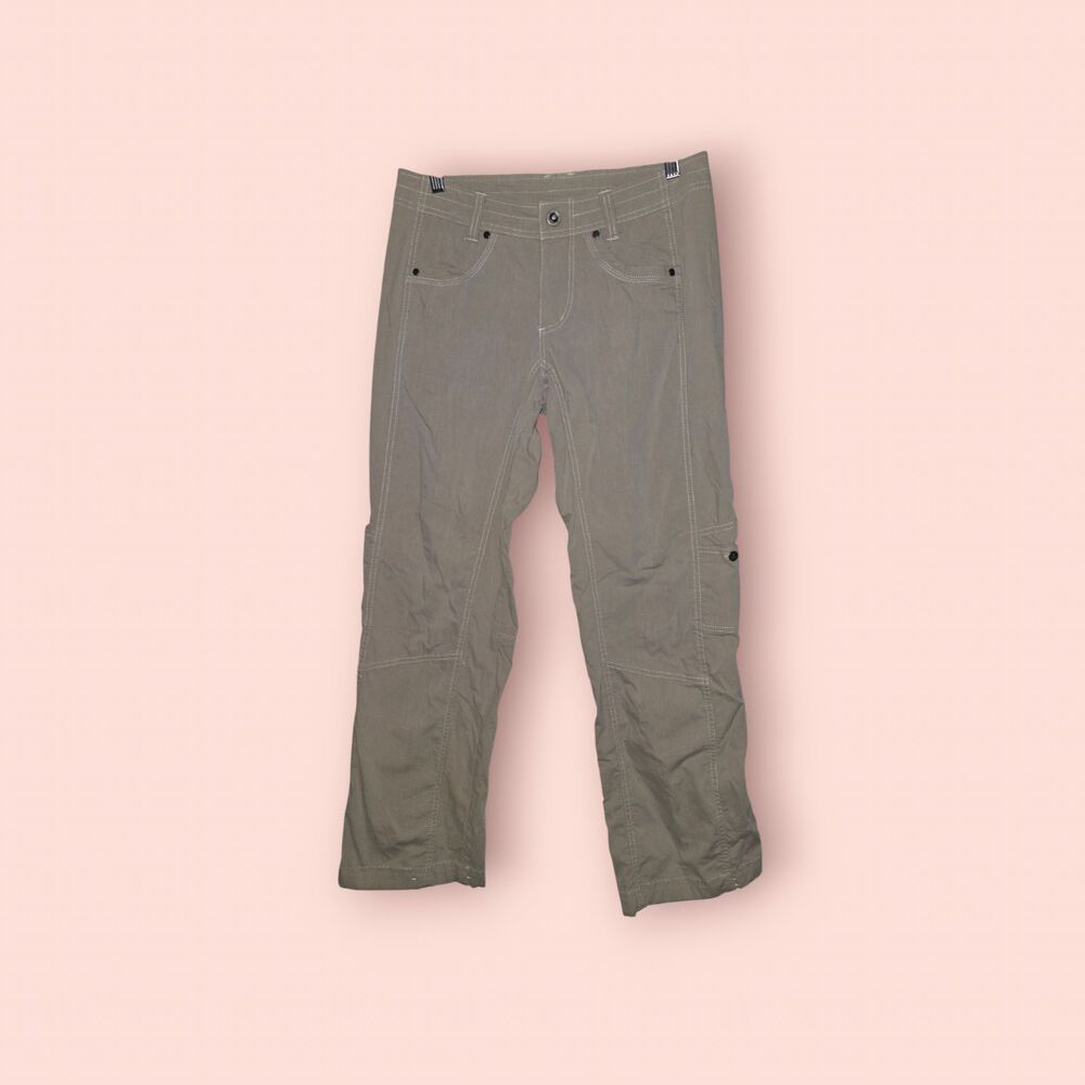KÜHL Free Range Hiking Pants Light Khaki Stretch Cargo Outdoors Trail 6 Utility